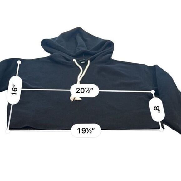 Wild Fable cropped hoodie sweatshirt - Picture 2 of 5